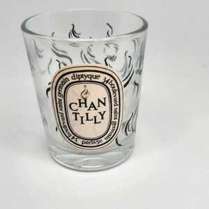 Empty Diptyque Chantilly Cafe Collection candle holder - votive size
